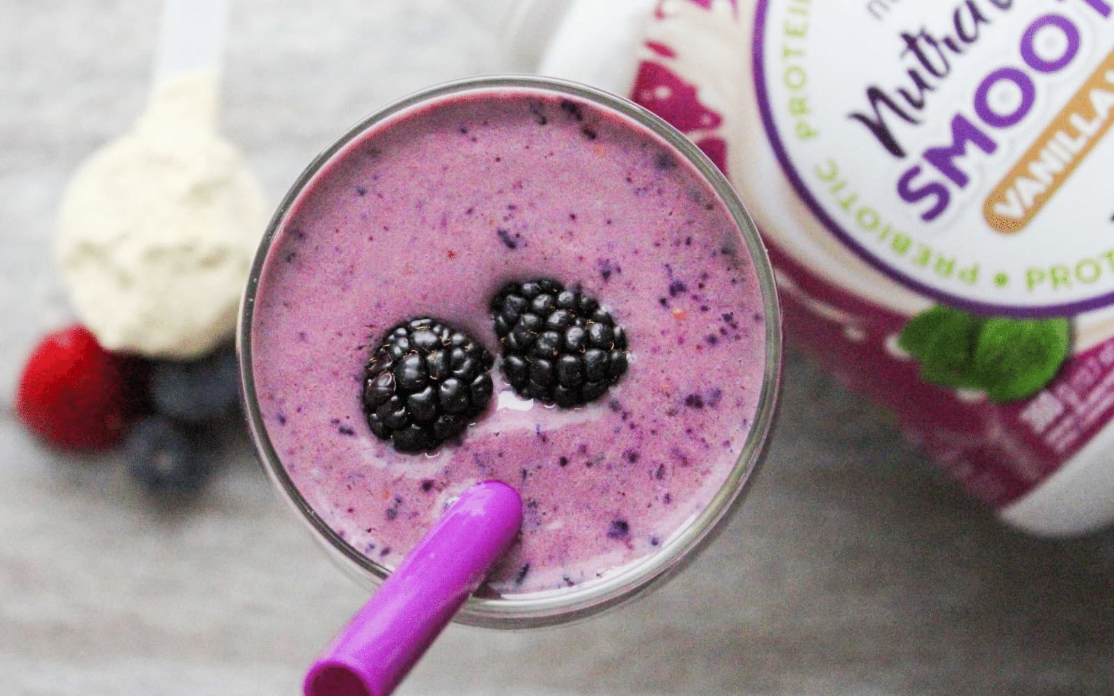 Berry Explosion Vegan Protein Smoothie - Nutracelle