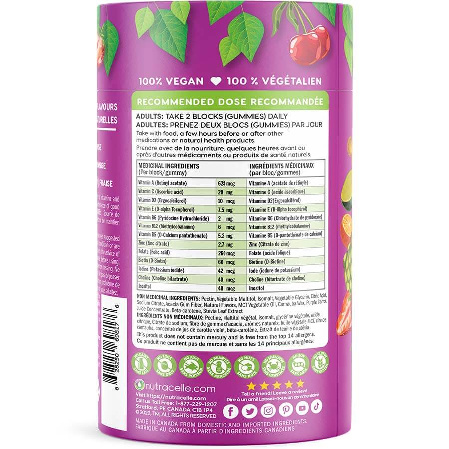 Nutramin Adult Multi Gummies 🇨🇦 - Nutracelle