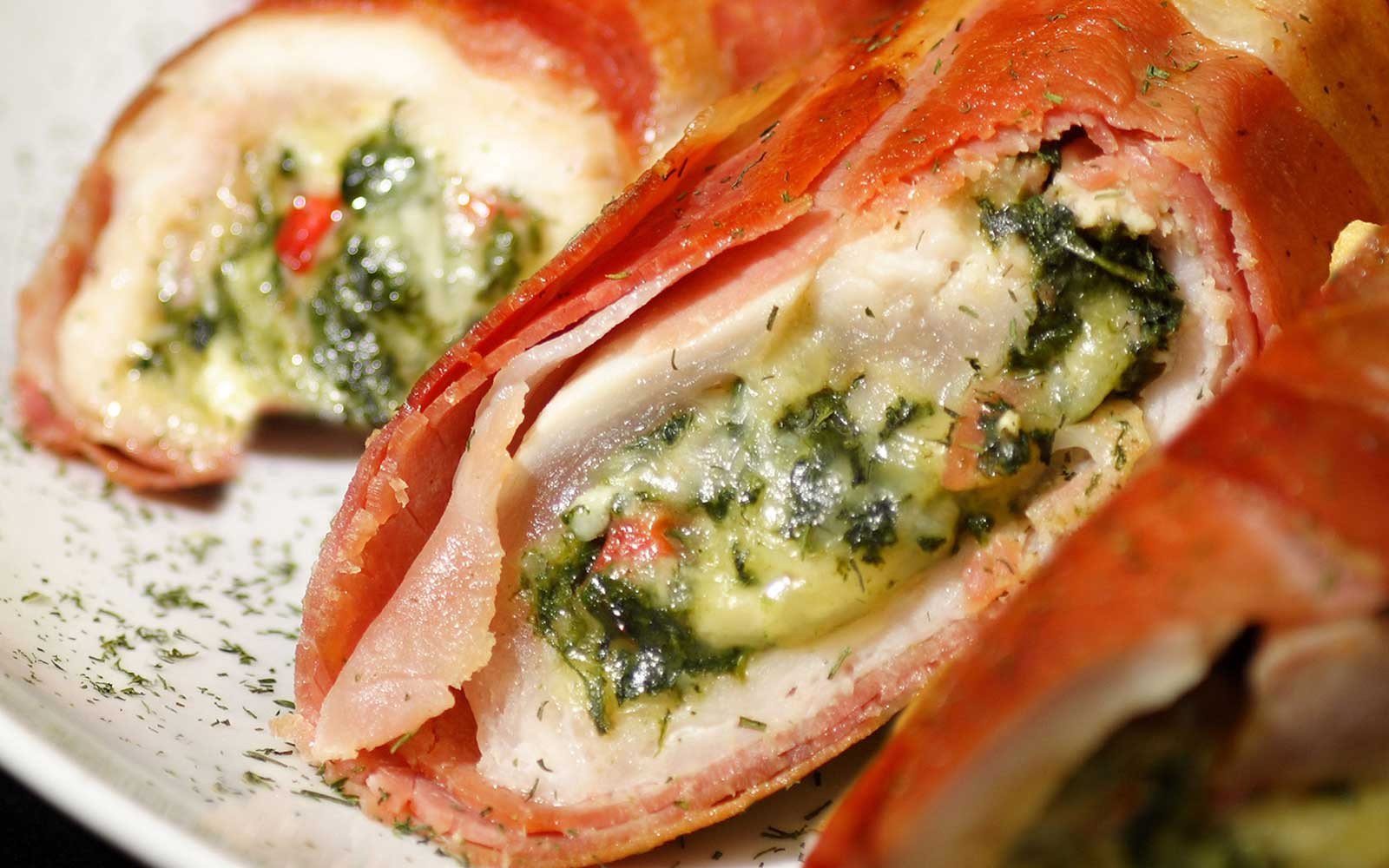 Bacon Wrapped and Stuffed Chicken Bites - Nutracelle