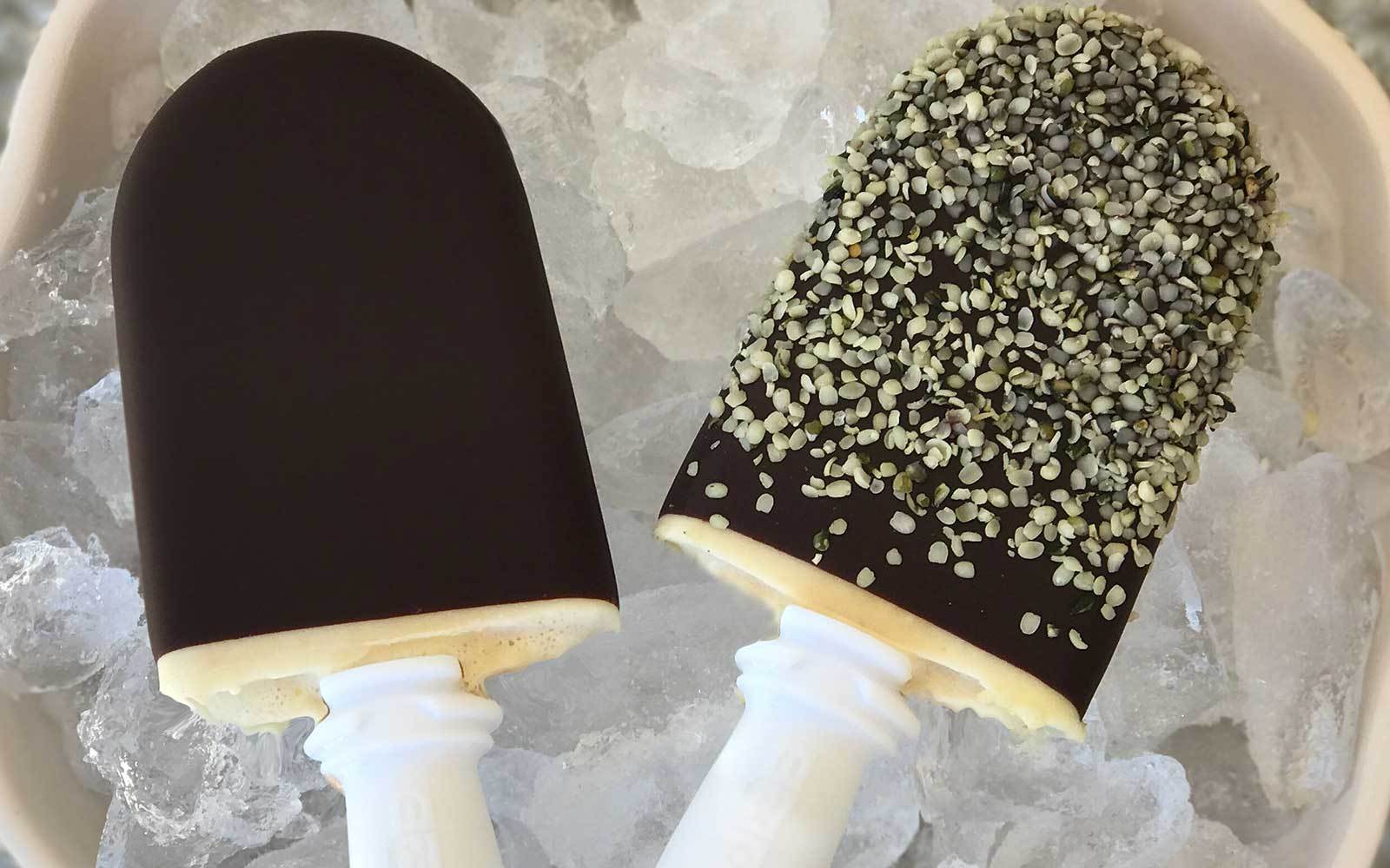 Chocolate Dipped Vanilla Protein Popsicles - Nutracelle