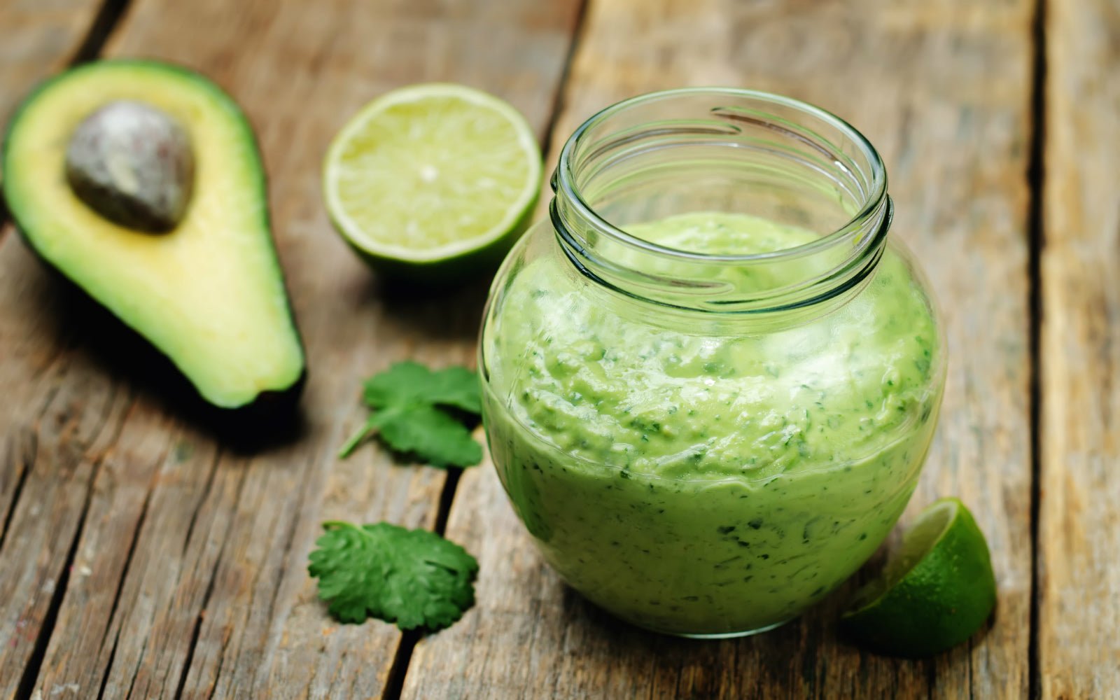 Creamy Avocado Lime Protein Salad Dressing - Nutracelle