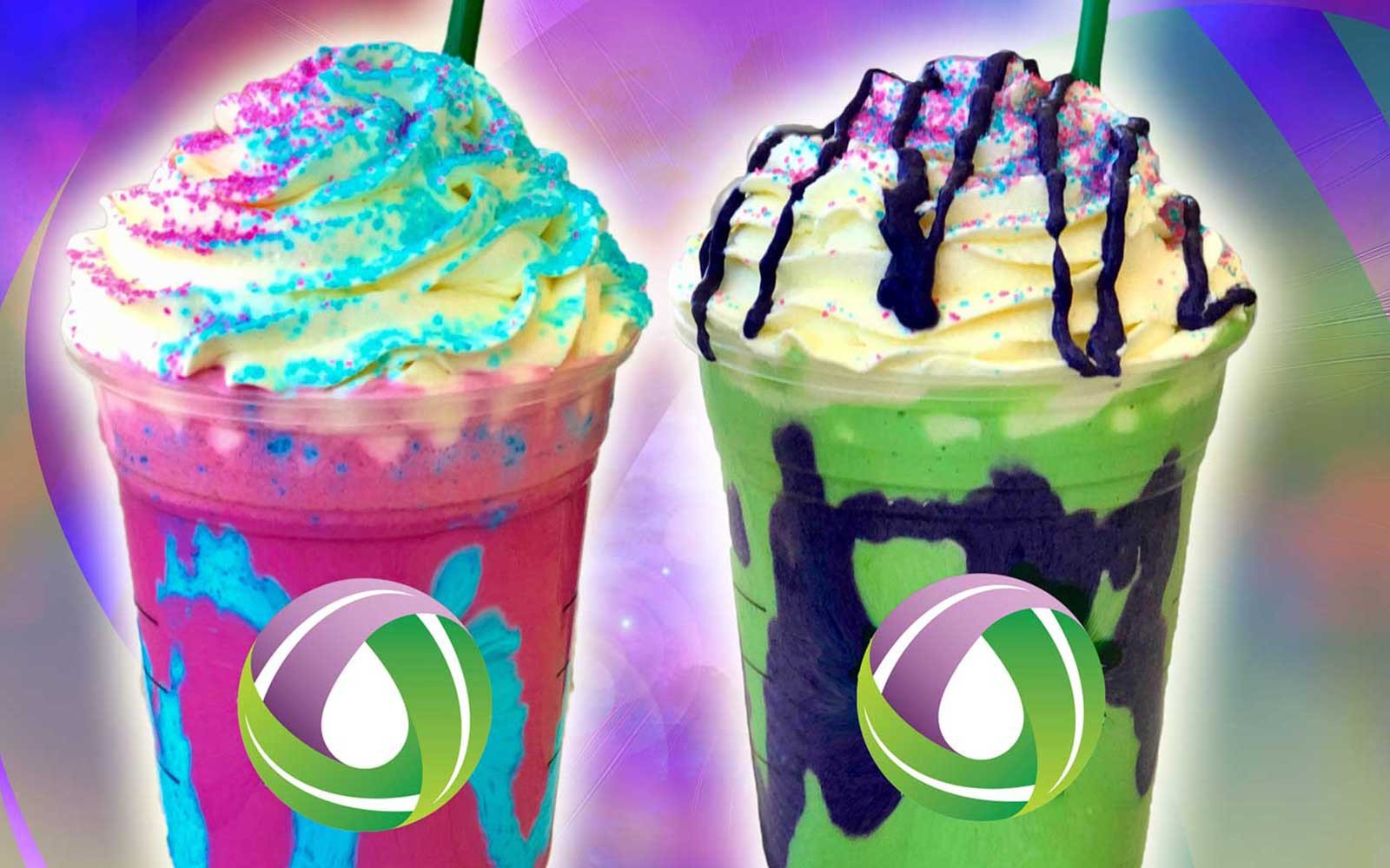 DIY Healthy Unicorn & Dragon Frappuccino - Nutracelle