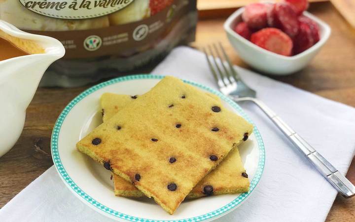 Easy Chocolate Chip Toaster Pancakes - Nutracelle