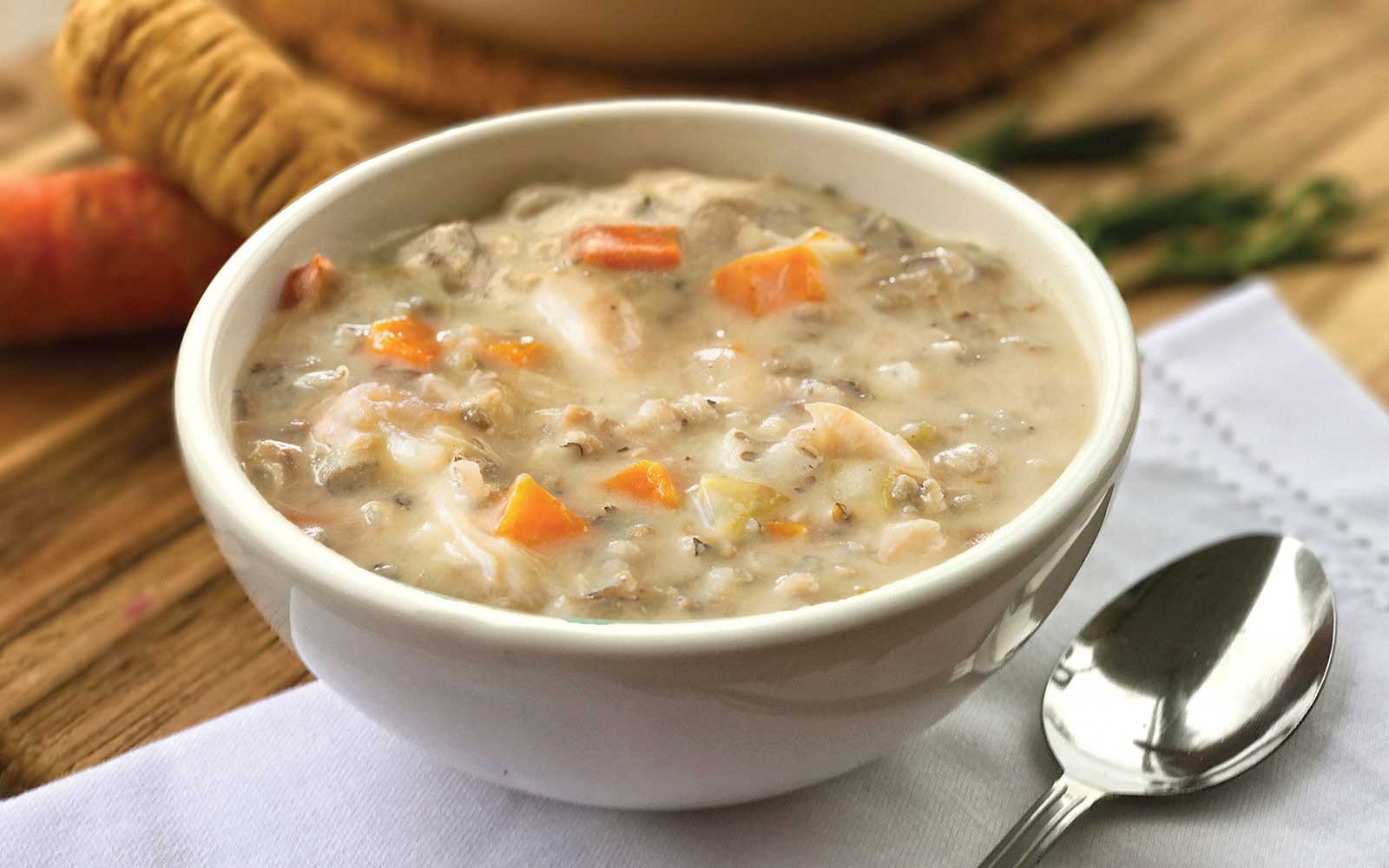 High Protein Creamy Chicken Soup - Nutracelle