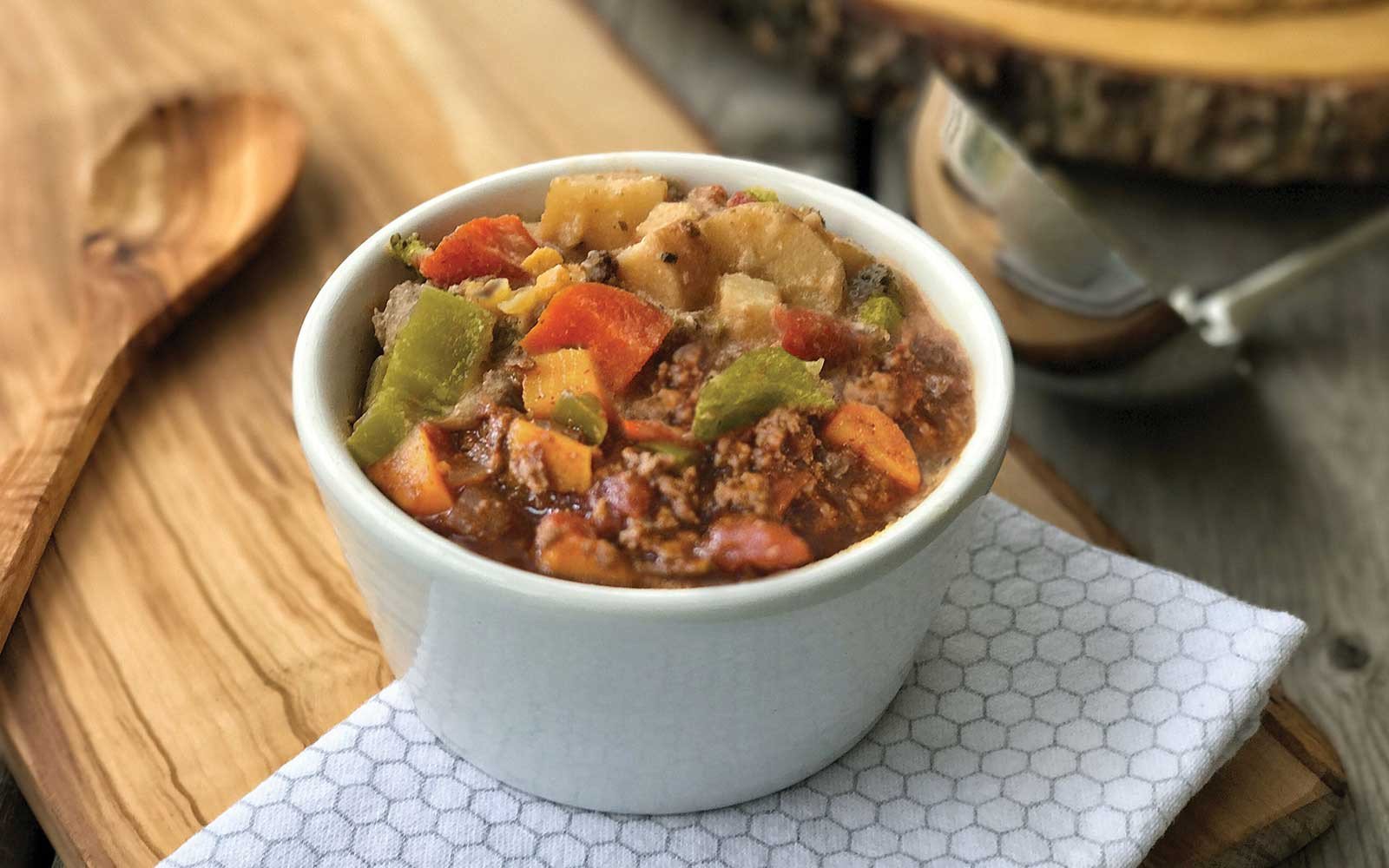 High Protein Hearty Hamburger Stew - Nutracelle