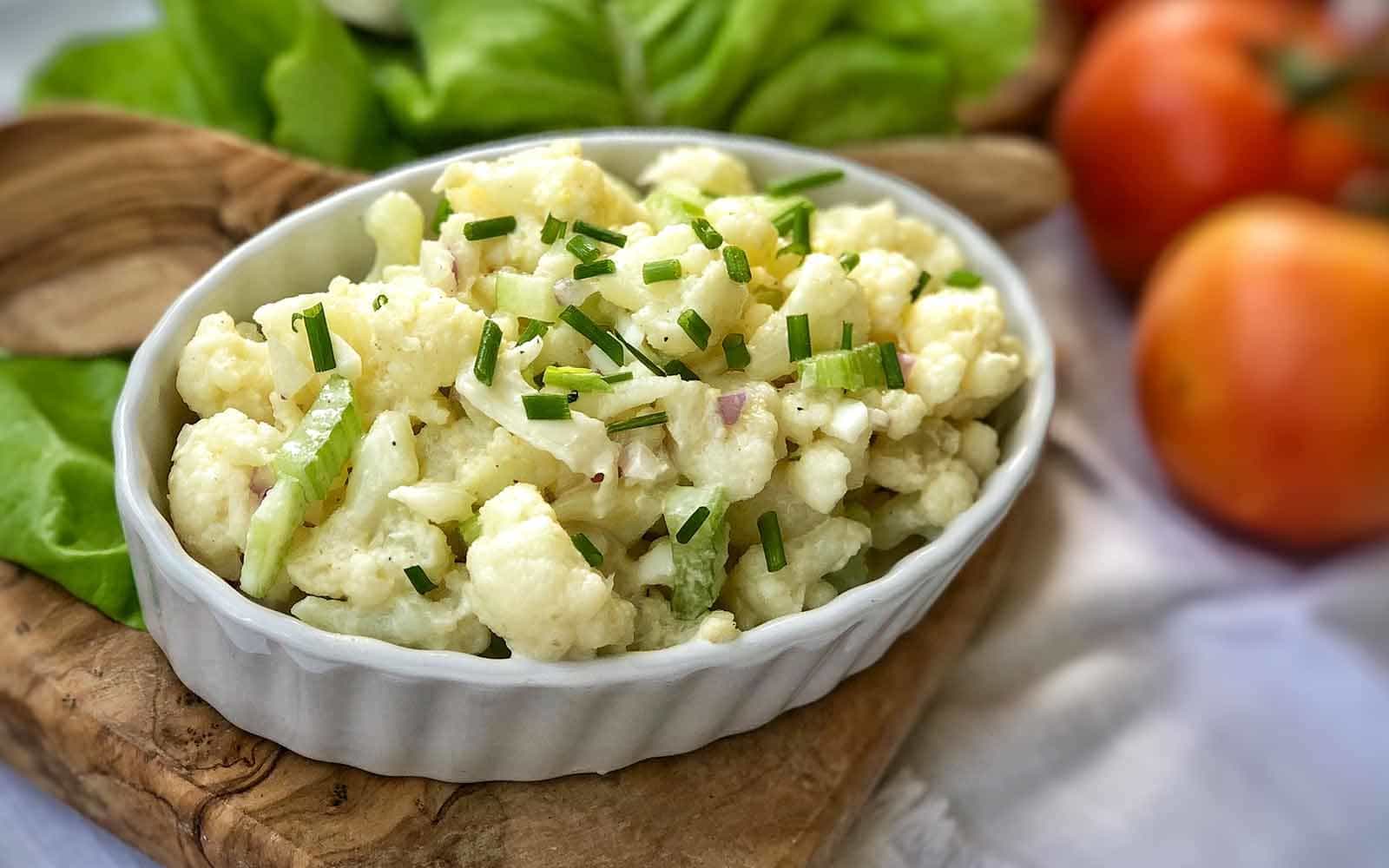Homemade Cauliflower 'Fauxtato' Salad: Hearty & Healthy! - Nutracelle