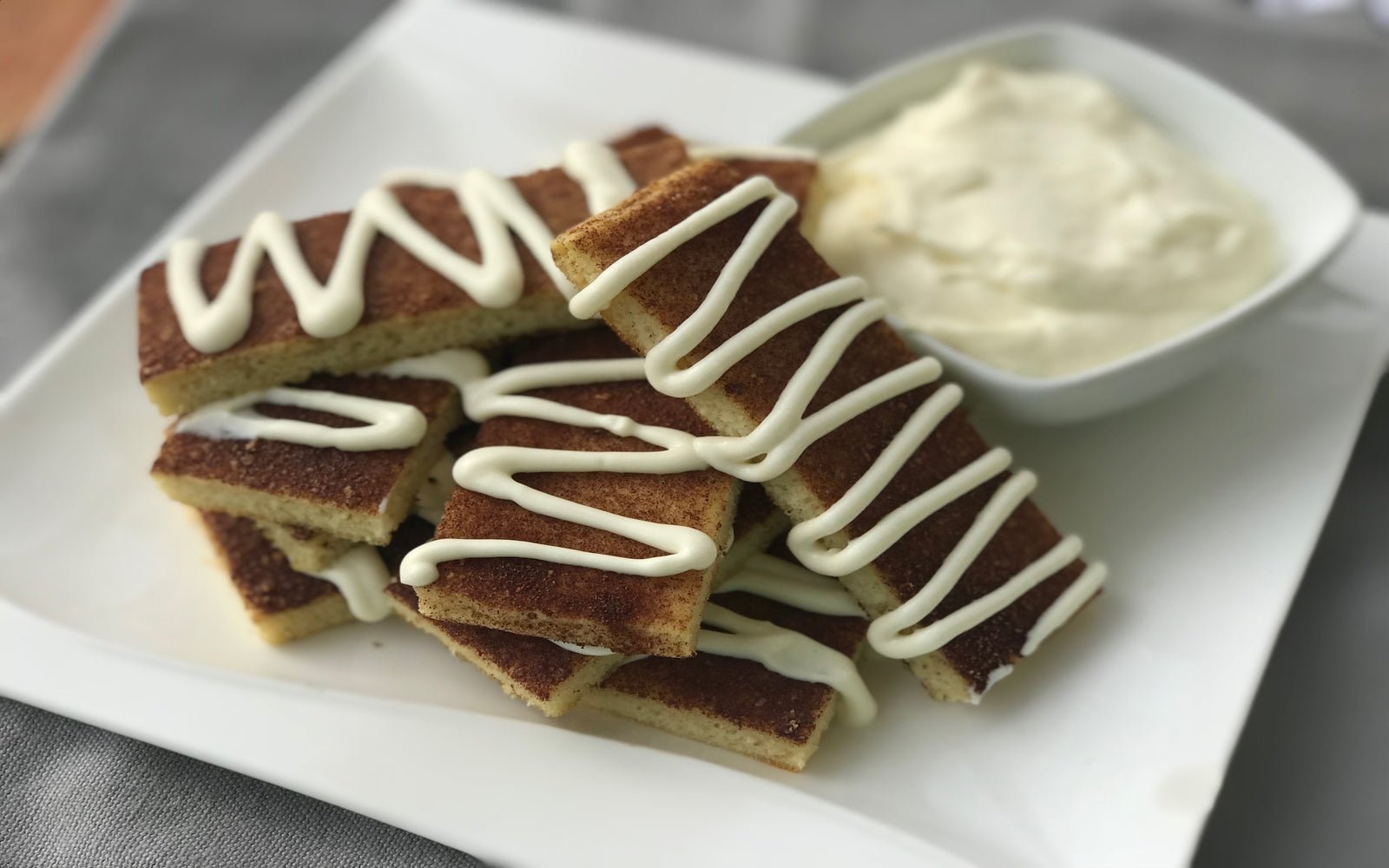Homemade Frosted Protein Cinnasticks - Nutracelle
