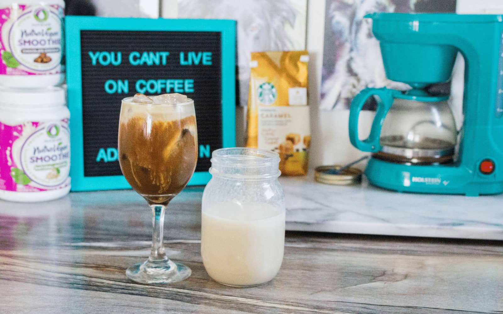 Keto Salted Caramel Iced Coffee - Nutracelle