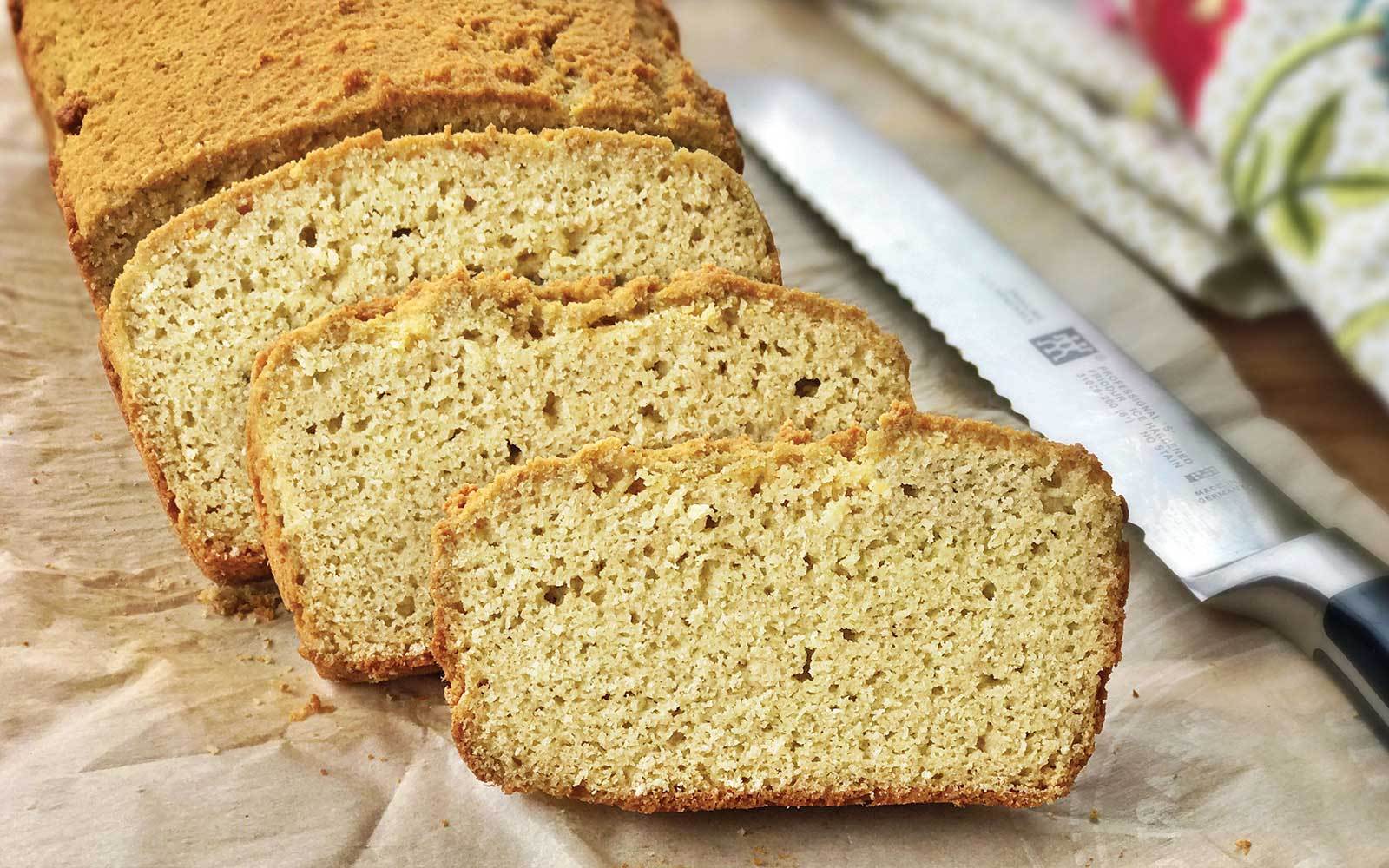 Low Carb Sugar Free Coconut Protein Bread - Nutracelle