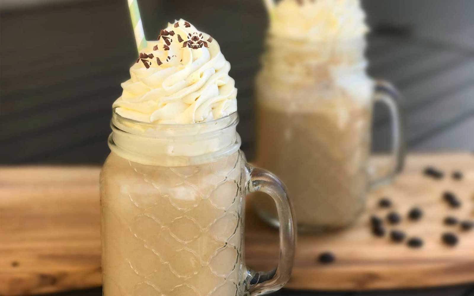 Low Sugar DIY Starbucks White Chocolate Protein Frappuccino - Nutracelle