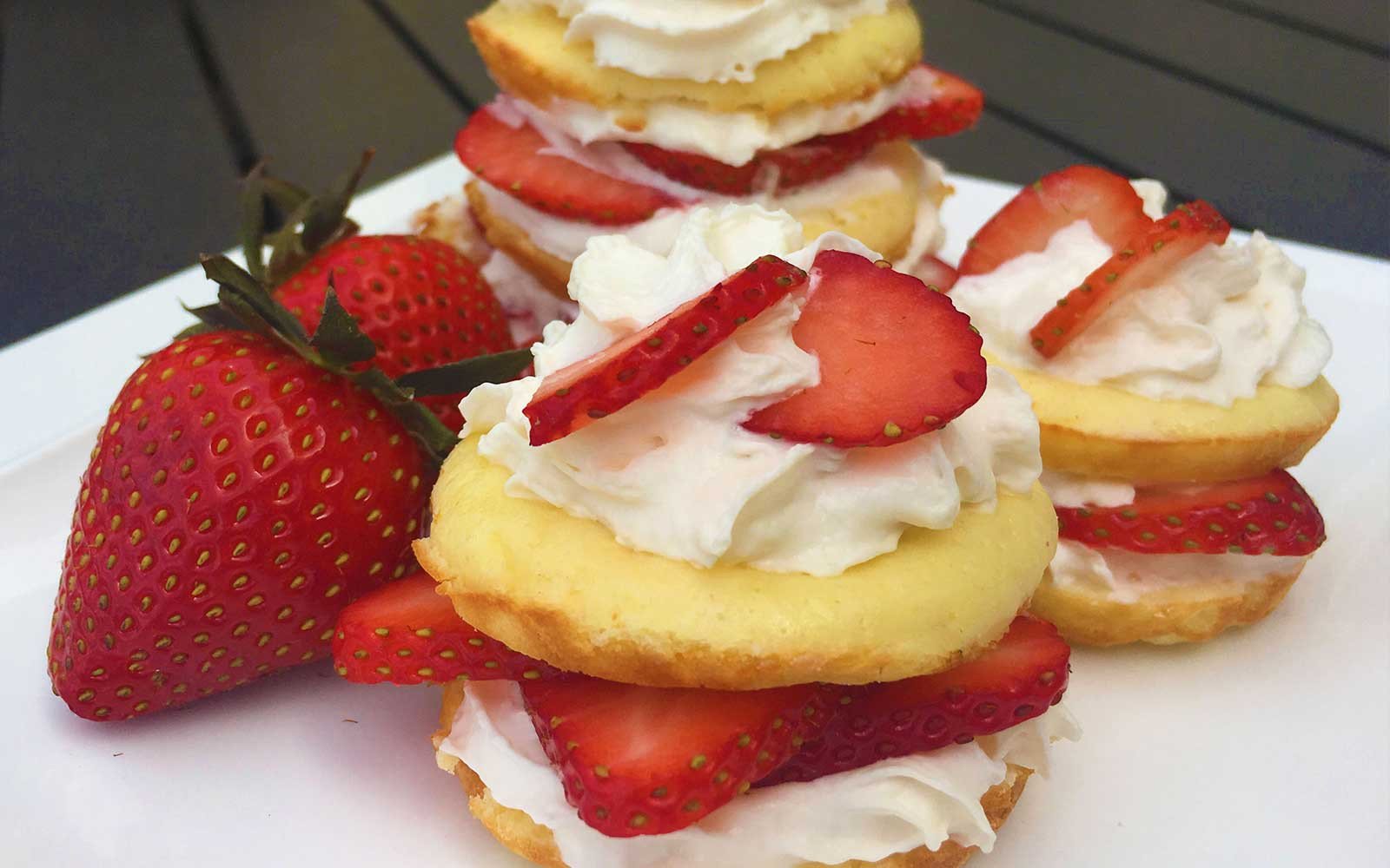 Low sugar High Fiber Strawberry Shortcake - Nutracelle