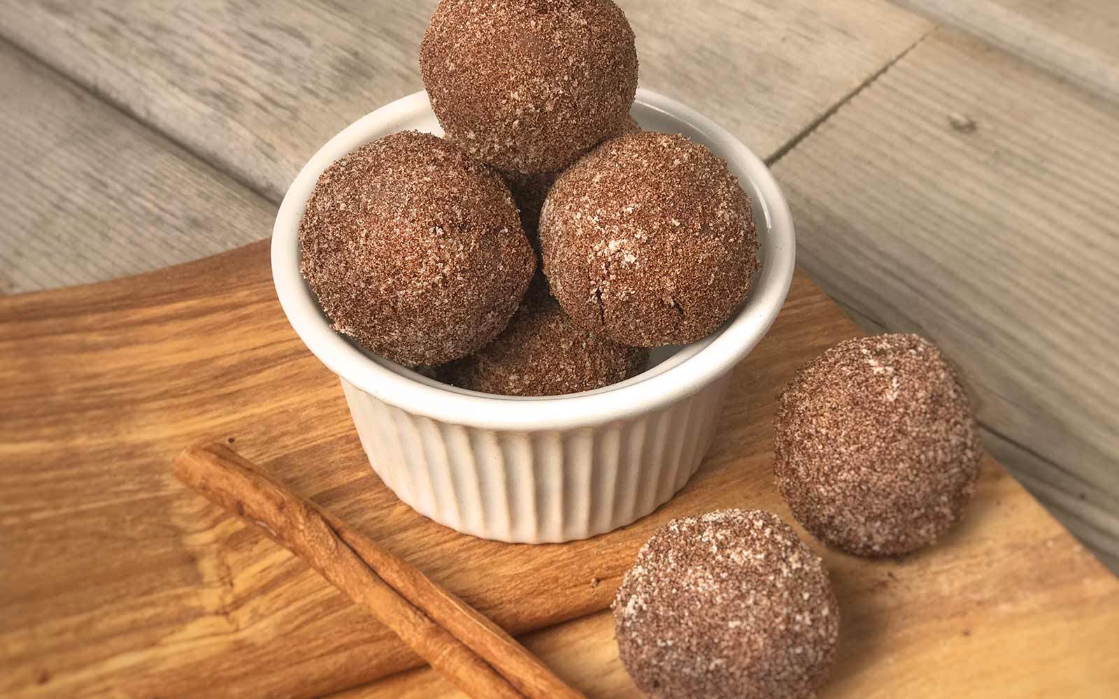 Sugar Free Cinnamon Vanilla Protein Balls - Nutracelle