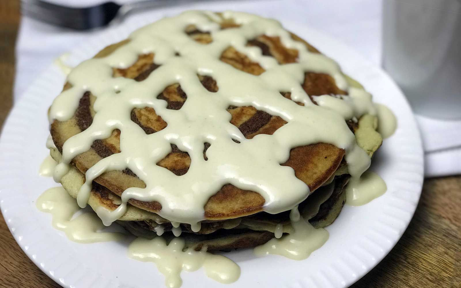 Sweet Cinnamon Swirl Protein Pancakes - Nutracelle