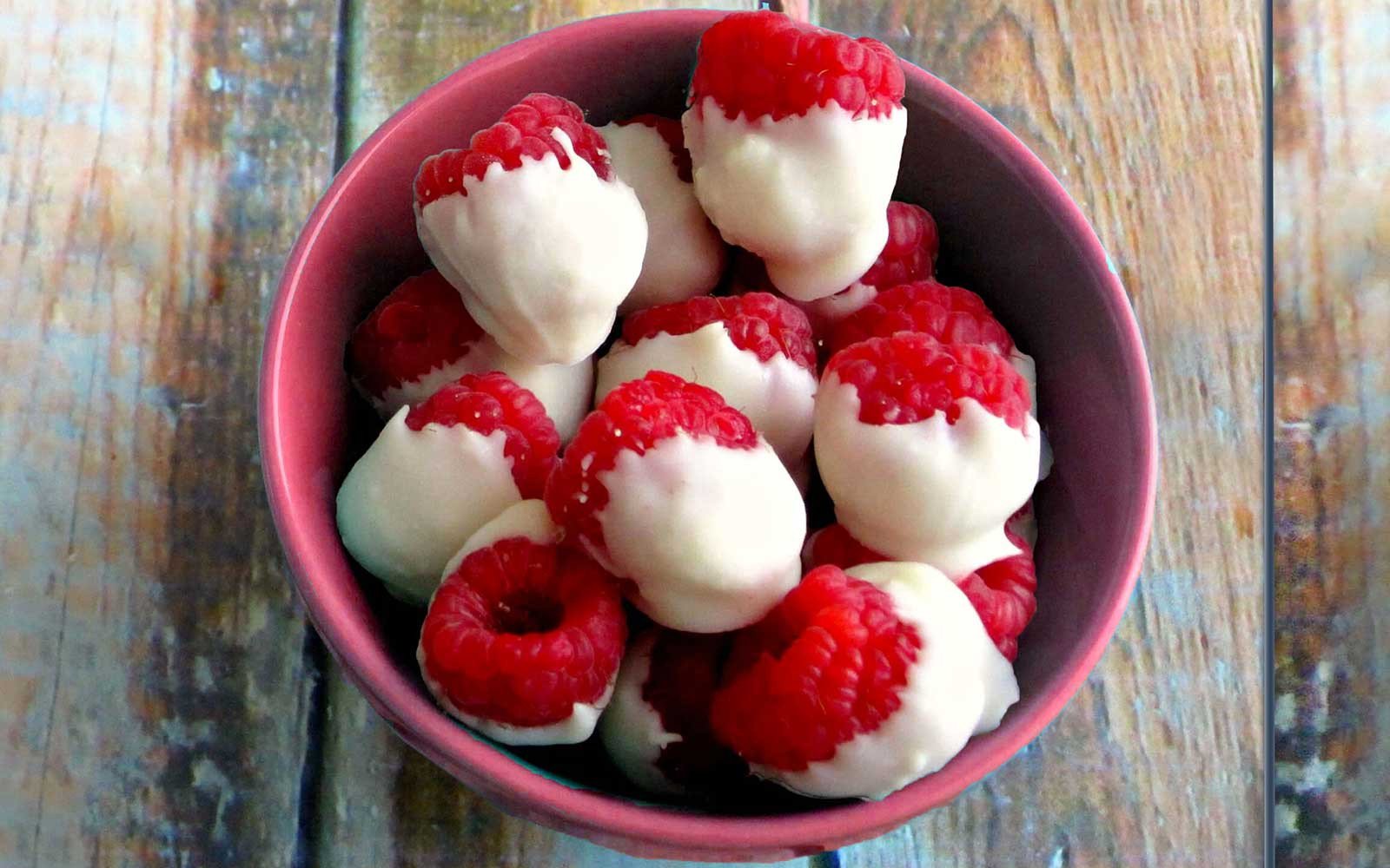 White Chocolate Raspberries - Nutracelle