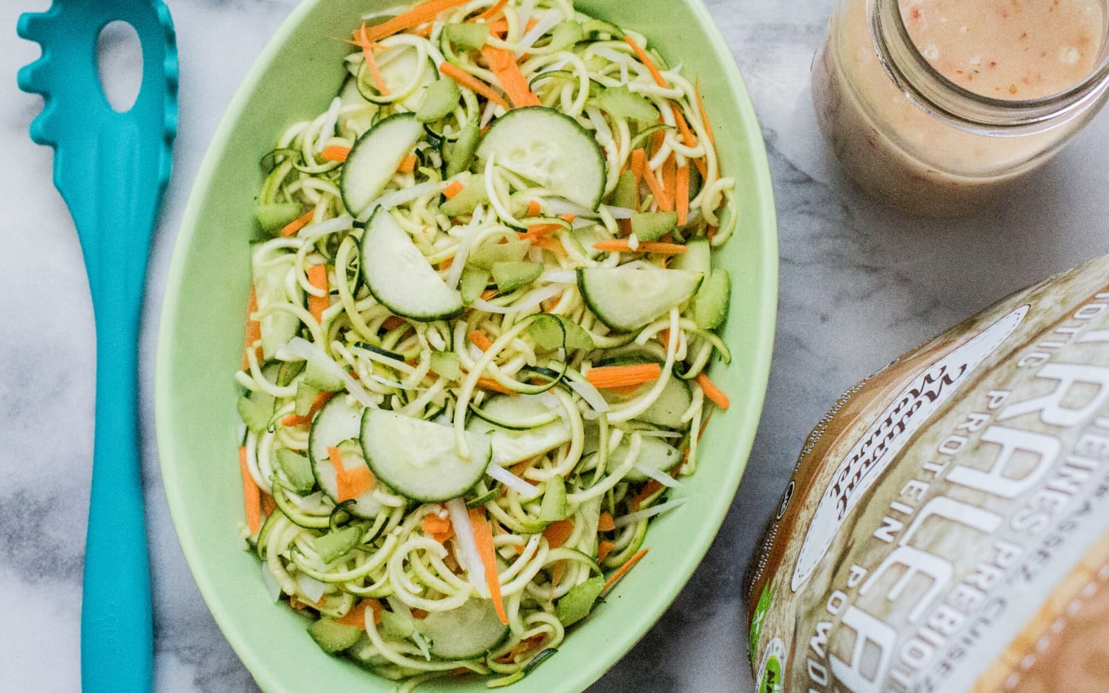 Zesty Zucchini Summer Salad - Nutracelle