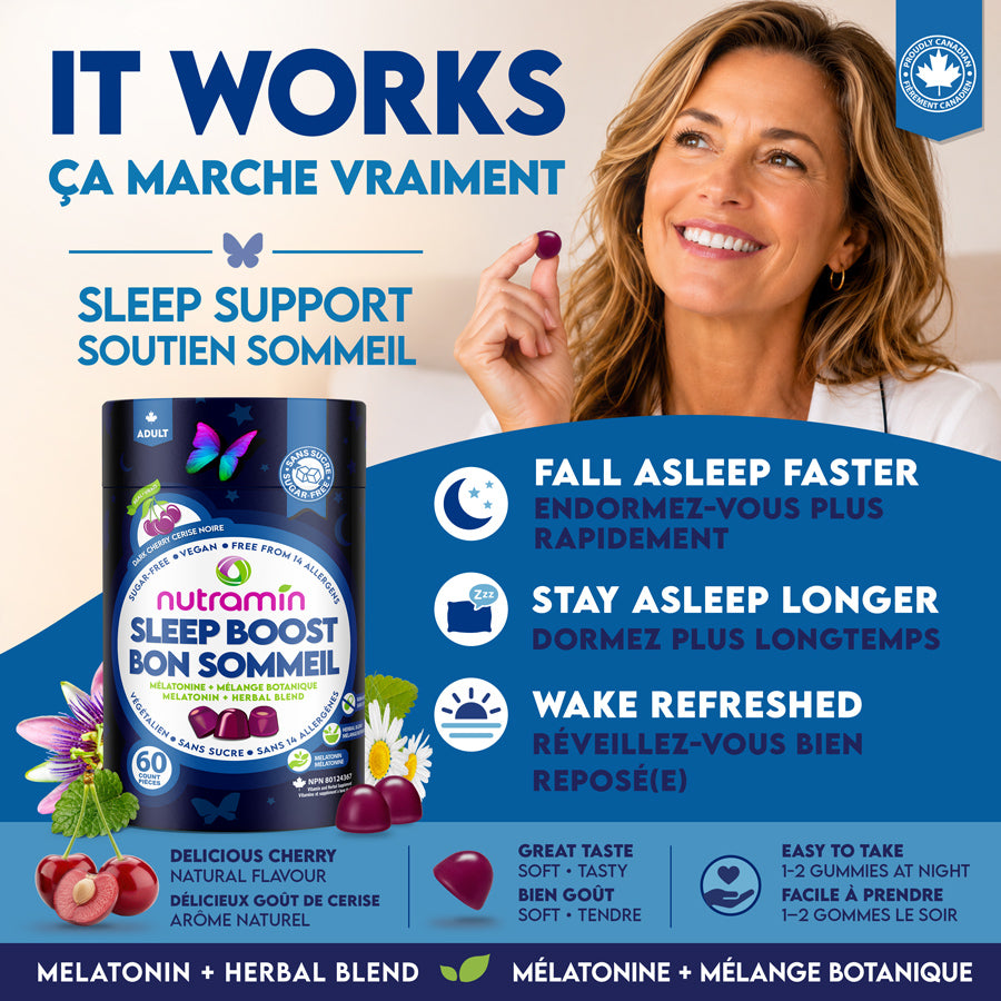 Nutramin Adult Sleep Boost Gummies  🇨🇦