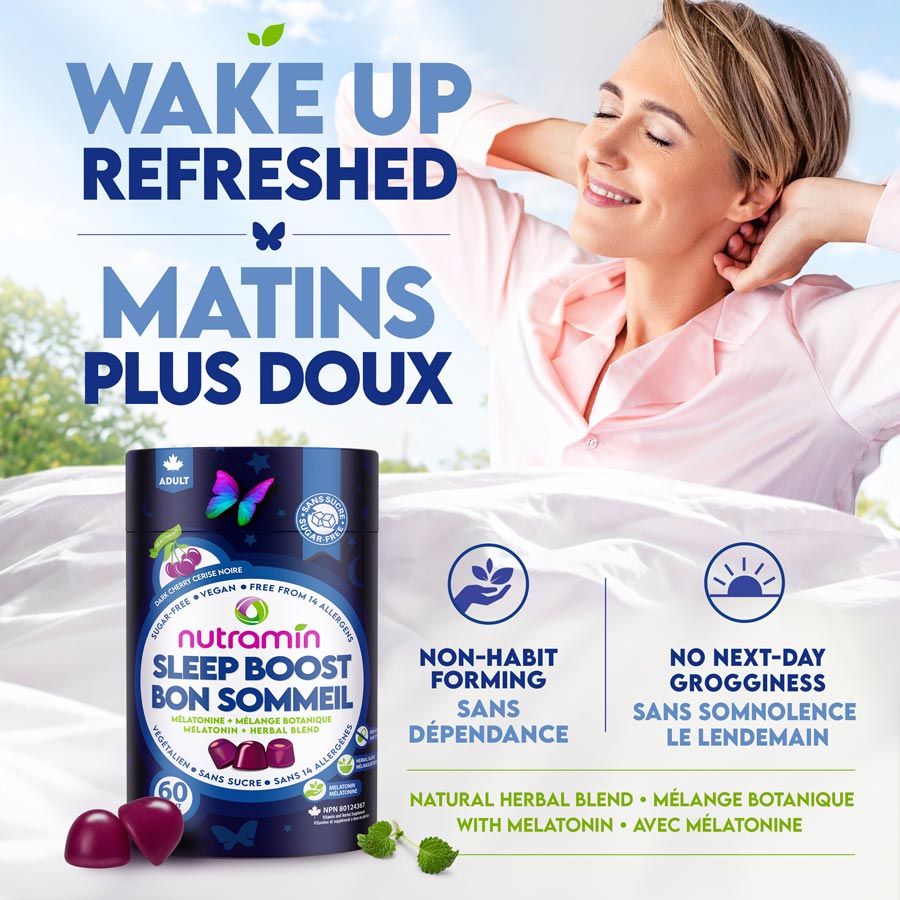 Nutramin Adult Sleep Boost Gummies  🇨🇦