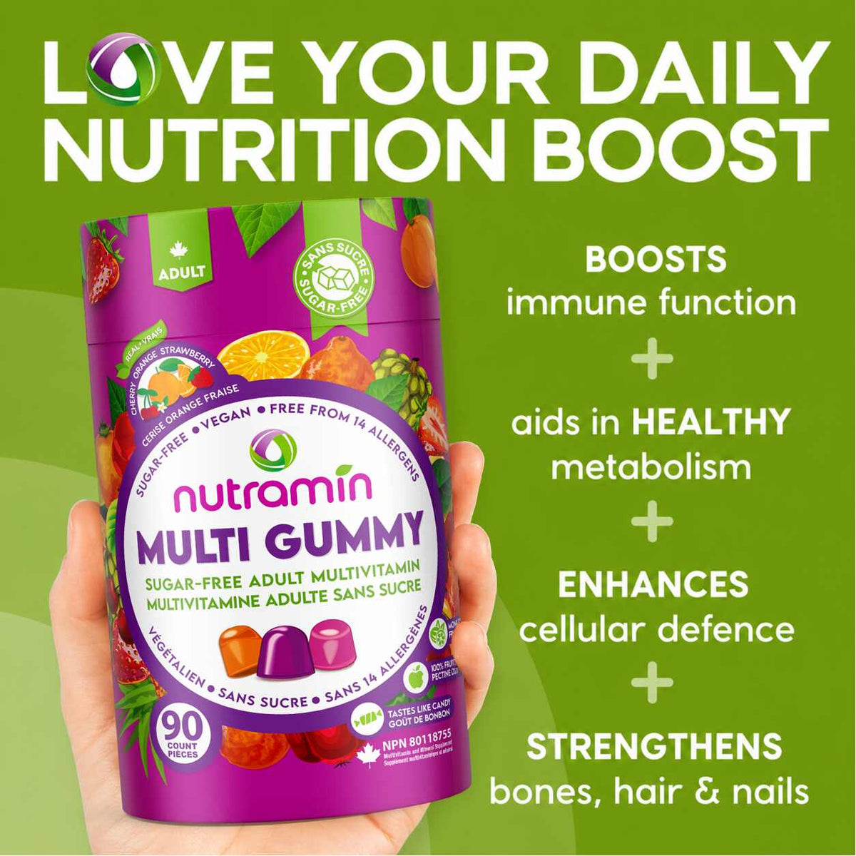 Nutramin Adult Multivitamin Gummies 🇨🇦
