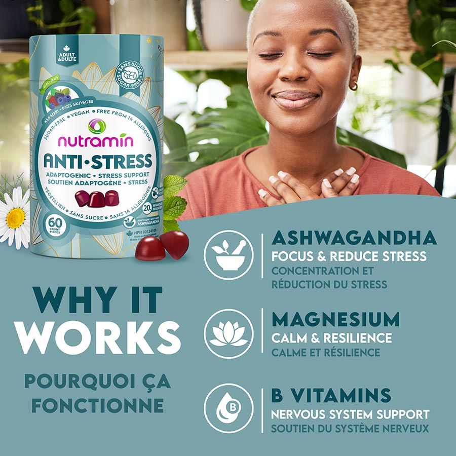 Nutramin Anti-Stress Gummies 🇨🇦