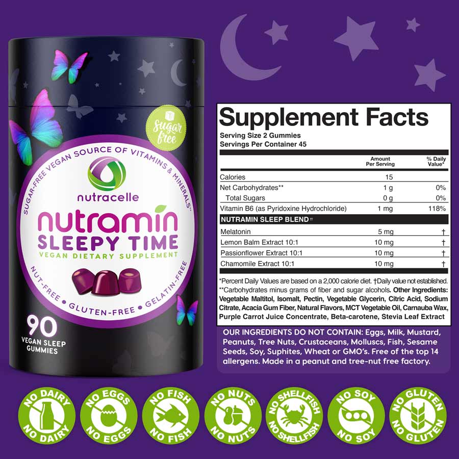 Nutramin Adult Sleepy Time Gummies 🇨🇦 - Nutracelle