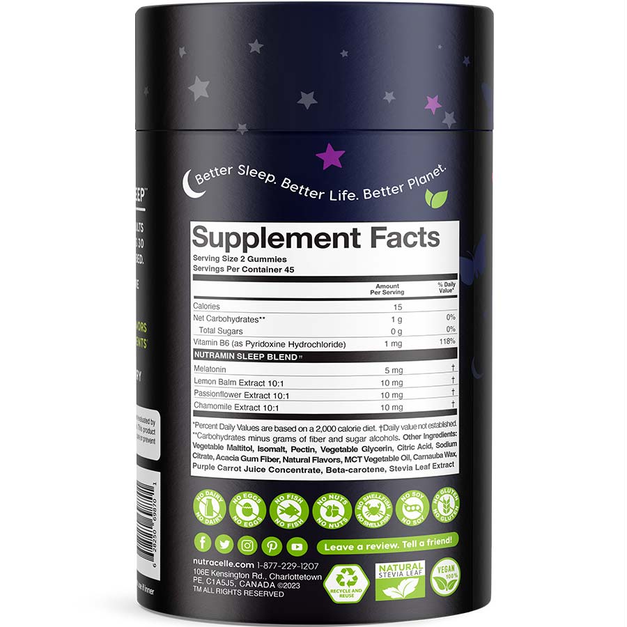 Nutramin Adult Sleepy Time Gummies 🇺🇸 - Nutracelle