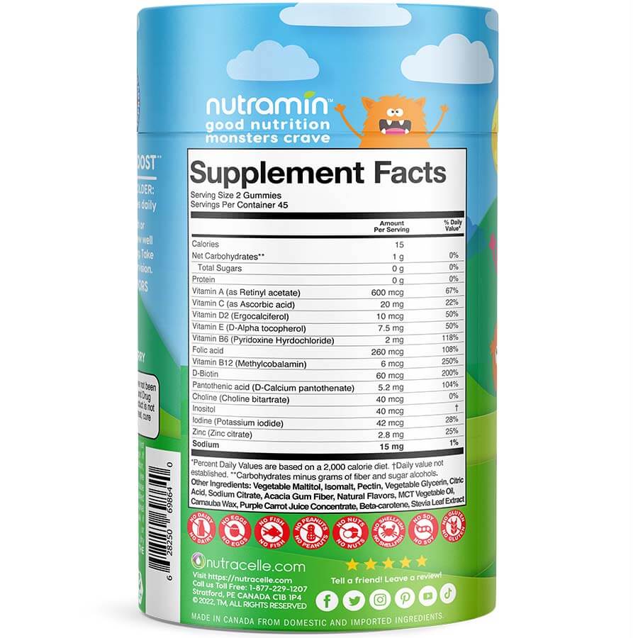 Nutramin Kids Multi Gummies 🇺🇸 - Nutracelle